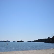 松島の海岸から見た風景