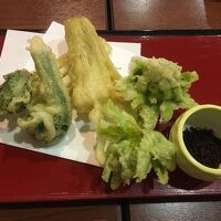 山菜の天ぷらも最高