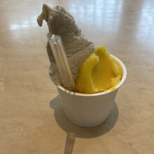 バナナとマンゴーのジェラート