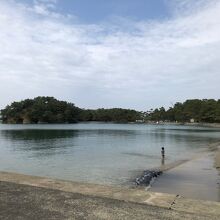 小戸公園の海岸線