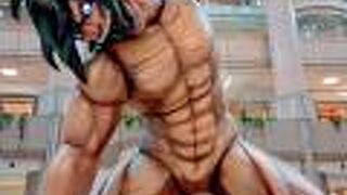 散歩しがてらウインドウショッピング　進撃の巨人