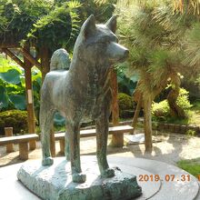 忠犬タマ公の像
