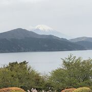 芦ノ湖の眺めが素晴らしい