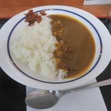 カレーライスを食べました