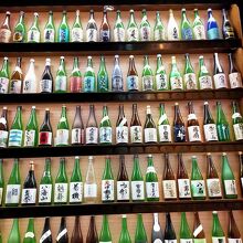 日本酒の多さに圧巻