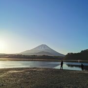 2月早朝の西湖