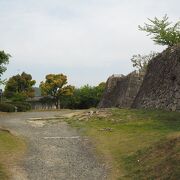 公園も立ち入り禁止区域がある