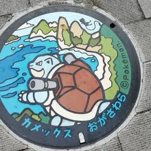 カメがモチーフです