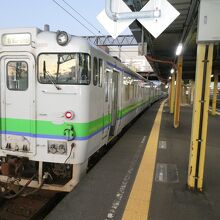 石狩当別駅１７：０２到着