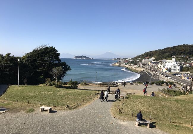 鎌倉海浜公園稲村ヶ崎地区（鎌倉）：稲村ヶ崎が公園に