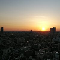 朝日とスカイツリー