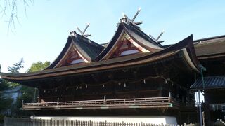 岡山にある立派な国宝の神社