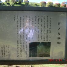 西の丸畝堀の説明