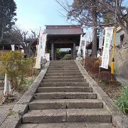 旧東海道戸塚宿の中にある寺です。