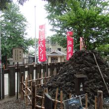 北沢八幡神社富士山遥拝所