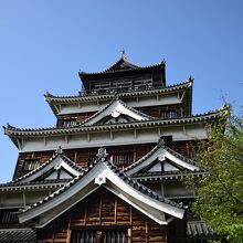 広島城の天守閣