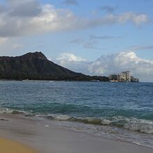 ダイヤモンドヘッドも見えます