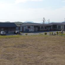 展望所から見た駐車場