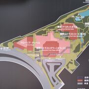 整備された美しい庭園