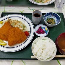 アジフライ定食