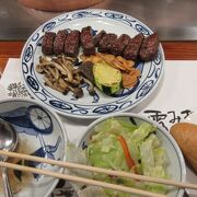 神戸牛ステーキをリーズナブルに食べられます