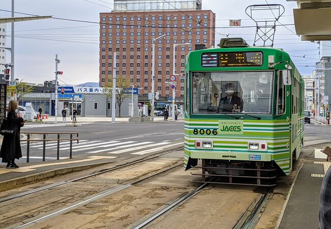 JRやバスとの接続に便利