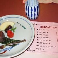 デザートまでのフルコースです