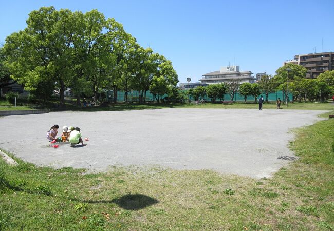 テニスコートがある公園です