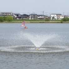 噴水があります