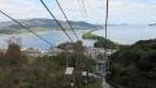 リフトからずっと天橋立の広がりを眺められて最高!