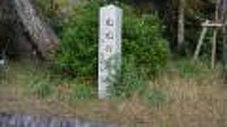 真っ直ぐに続く石畳の道