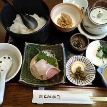 たい茶漬け定食