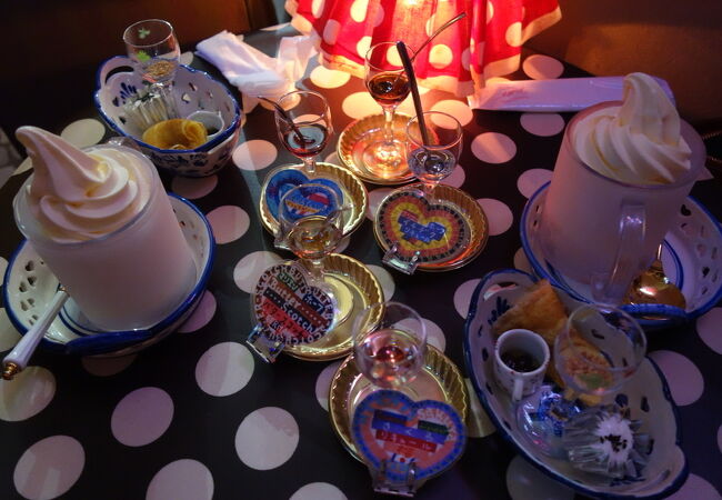 〆のソフトクリーム