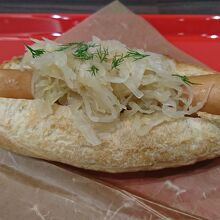 片瀬山メッツゲライオジマフランクホットドッグ