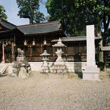 惣社神社、本殿。