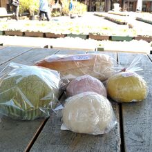 各種手作りのおまんじゅうもお気に入りです