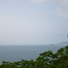 大房岬自然公園の展望台からの眺め