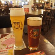 浜松ビールは本格的なドイツビール、フードメニューも豊富