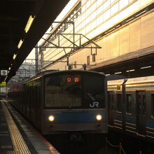 京都駅で奈良線に乗り換えました