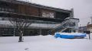 冬は閑散としていました。