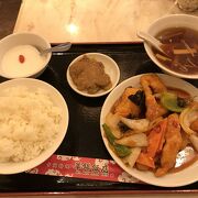 華錦飯店600円で海鮮ランチ、美味い！