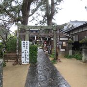 鳥居のあるお寺