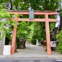 奥にはマンションもあり