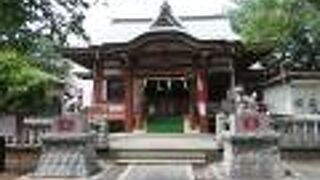 相模大塚駅近くにある稲荷神社