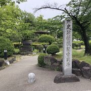 日本の近世への幕開けとなった桶狭間古戦場の跡地、ただし諸説あり