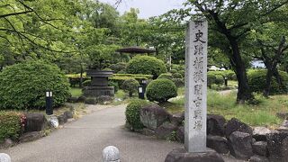 日本の近世への幕開けとなった桶狭間古戦場の跡地、ただし諸説あり