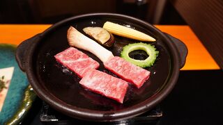 ザ・ブセナテラスの和食レストラン。美味しかったけど私には高級すぎた。