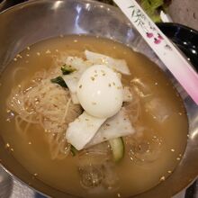 冷麺もなかなかおいしかったです