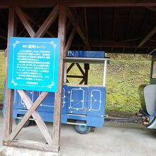 敷地内には銀河トレインが。