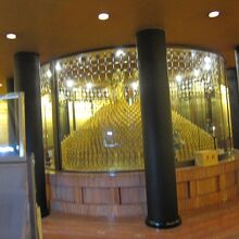 奥殿の地下の様子